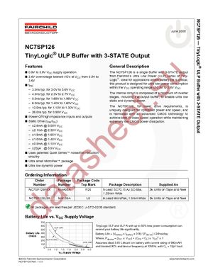 NC7SP126P5X datasheet  